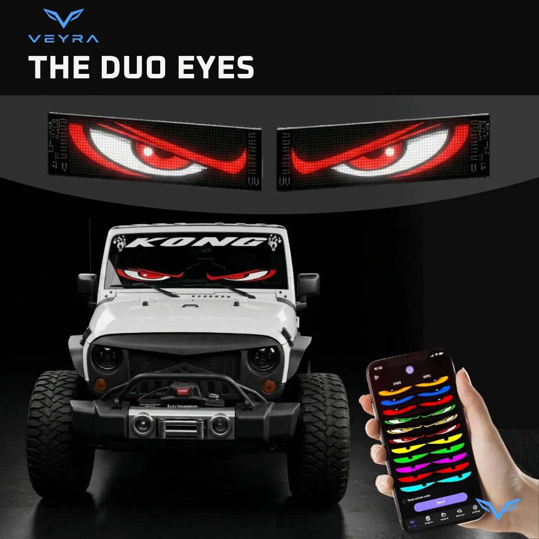 Veyra Eyes Duo LED animated car eyes