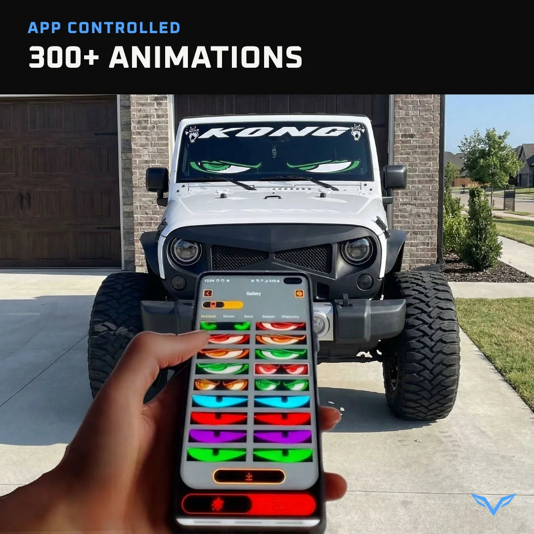 Veyra Eyes app control with more than 300 animations